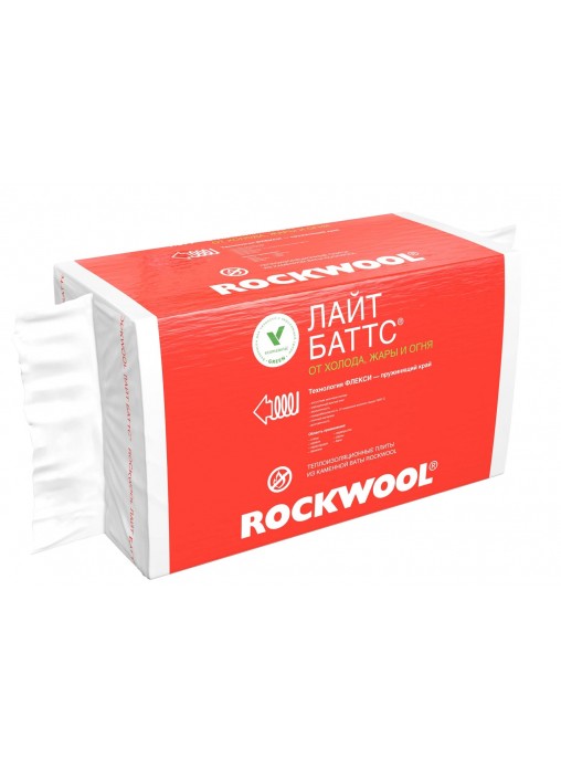 Утеплитель ROCKWOOL Лайт Баттс 1000х600х100 мм 3 кв.м оптом - из ...